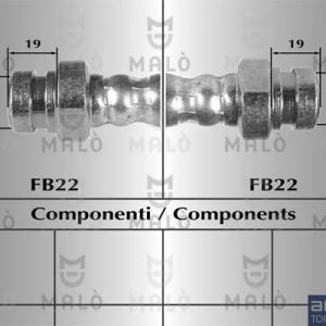 Furtun frana MALO 80316