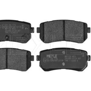 Set placute frana MEYLE 025 256 7716 – HYUNDAI | AutoRival