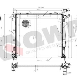 Radiator racire motor QWP WRA494 – HYUNDAI | AutoRival