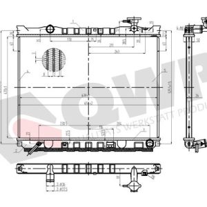 Radiator racire motor QWP WRA495 – HYUNDAI | AutoRival