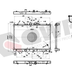 Radiator racire motor QWP WRA496 – HYUNDAI | AutoRival