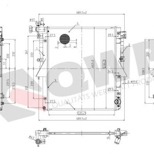 Radiator racire motor QWP WRA498 – HYUNDAI | AutoRival