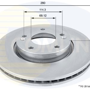 Disc frana COMLINE ADC1041V