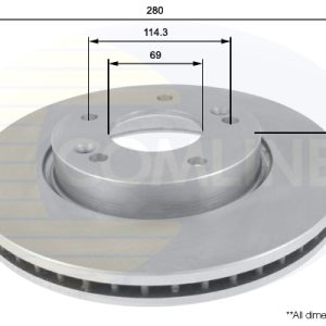 Disc frana COMLINE ADC1098V