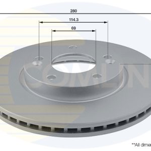 Disc frana COMLINE ADC2416V