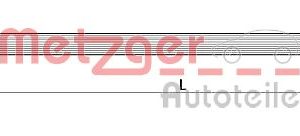 Furtun frana METZGER 4111033
