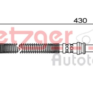 Furtun frana METZGER 4111865