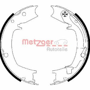 Set saboti frana frana de mana METZGER MG 204