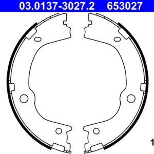 Set saboti frana frana de mana ATE 03.0137-3027.2