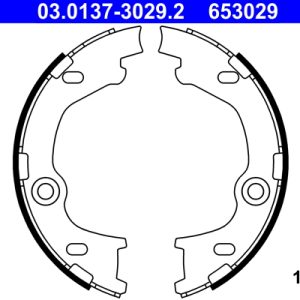 Set saboti frana frana de mana ATE 03.0137-3029.2