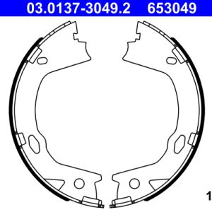 Set saboti frana frana de mana ATE 03.0137-3049.2