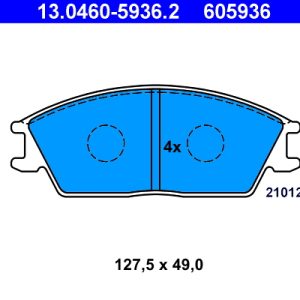 Set placute frana ATE 13.0460-5936.2