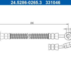 Furtun frana ATE 24.5286-0265.3