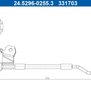 Furtun frana ATE 24.5296-0255.3