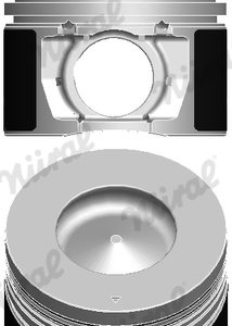 Piston ISUZU N (6th Generation) NPR 75L, NQR 75L, NQR 75P, NQR 75T diesel 190 cai NURAL 87-446300-00