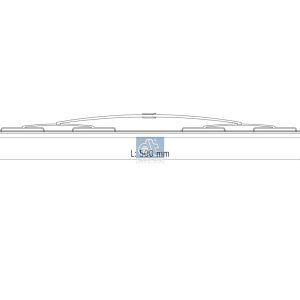 Lamela stergator ISUZU N (5th Generation) NQR 71 R diesel 130 cai DT SPARE PARTS 3.35042