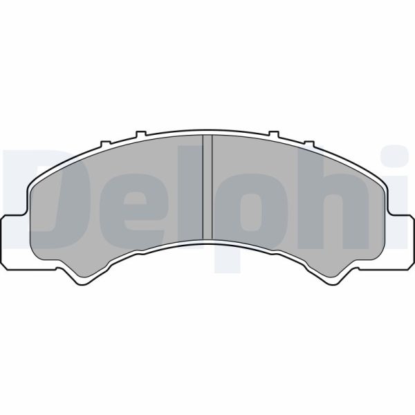 Placute frana ISUZU FORWARD F N75-190 diesel 190 cai DELPHI LP2770