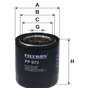 Filtru combustibil FILTRON PP 972 ISUZU TROOPER III 2,999 cmc (4JX1) diesel 159 FILTRON PP 972 - imagine piesă auto ISUZU