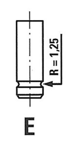 Supapa admisie FRECCIA R4546/SCR ISUZU GEMINI (JT) 1,488 cmc (4EC1T) diesel 67 FRECCIA R4546/SCR - imagine piesă auto ISUZU