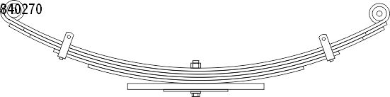 Pachet arc cu foi CS GERMANY 10.840.270.00 ISUZU D-MAX I (TFR, TFS) 2,499 cmc (4JA1-TC) diesel 77 CS GERMANY 10.840.270.00 - imagine piesă auto ISUZU