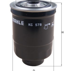 Filtru combustibil KNECHT KC 578D ISUZU CAMPO (KB) 2,499 cmc (4JA1) diesel 75 KNECHT KC 578D - imagine piesă auto ISUZU