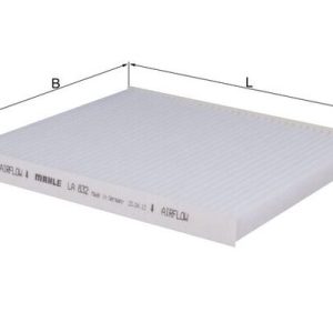 Filtru aer habitaclu KNECHT LA 832 ISUZU D-MAX I (TFR, TFS) 2,499 cmc (4JA1-TC) diesel 77 KNECHT LA 832 - imagine piesă auto ISUZU