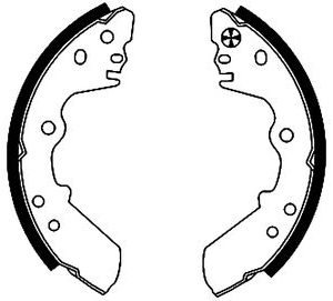 Set saboti frana TEXTAR 91045100 ISUZU D-MAX I (TFR, TFS) 2,499 cmc (4JA1-TC) diesel 77 TEXTAR 91045100 - imagine piesă auto ISUZU