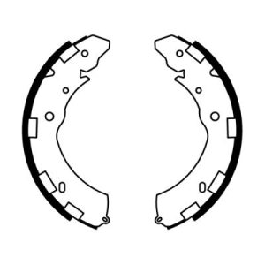 Set saboti frana ABE C05060ABE ISUZU D-MAX III platou / sasiu (TFR, TFS) 1,898 cmc (RZ4E-TCX) diesel 163 ABE C05060ABE - imagine piesă auto ISUZU