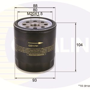 Filtru ulei COMLINE CIZ11741 ISUZU CAMPO (KB) 2,499 cmc (4JA1) diesel 75 COMLINE CIZ11741 - imagine piesă auto ISUZU