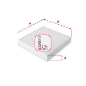 Filtru aer habitaclu SOFIMA S 3218 C ISUZU D-MAX II (TFR, TFS) 2,499 cmc (4JK-1E5-TC, 4JK1-E5S-L) diesel 163 SOFIMA S 3218 C - imagine piesă auto ISUZU