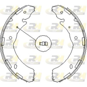 Sabot frana ROADHOUSE 4236.00 ISUZU D-MAX II (TFR, TFS) 2,499 cmc (4JK-1E5-TC, 4JK1-E5S-L) diesel 163 ROADHOUSE 4236.00 - imagine piesă auto ISUZU