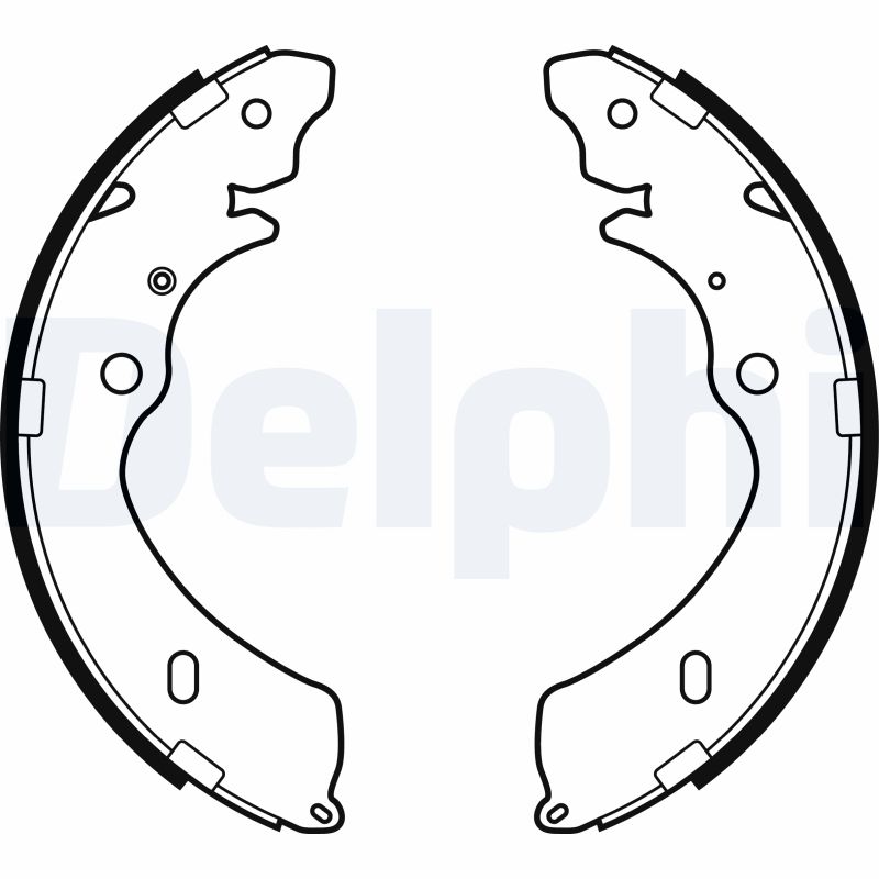 Set saboti frana DELPHI LS2147 ISUZU D-MAX I (TFR, TFS) 2,499 cmc (4JK1-TC) diesel 116 DELPHI LS2147