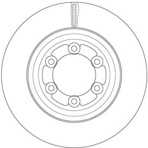 Disc frana TRW DF6736S ISUZU D-MAX II (TFR, TFS) 1,898 cmc (RZ4E-TC) diesel 163 TRW DF6736S