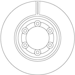 Disc frana TRW DF6984 ISUZU D-MAX I (TFR, TFS) 2,999 cmc (4JJ1-TC, 4JJ1E4C-L) diesel 163 TRW DF6984