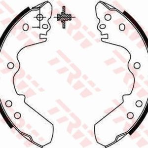 Set saboti frana TRW GS8551 ISUZU CAMPO (KB) 2,499 cmc (4JA1) diesel 75 TRW GS8551
