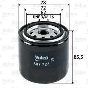 Filtru combustibil VALEO 587723 ISUZU TROOPER II AUTOTURISM DE TEREN, DESCHIS 3,059 cmc (4JG2 T) diesel 114 VALEO 587723