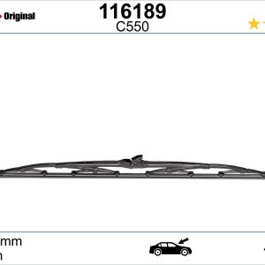Lamela stergator SWF 116189 ISUZU D-MAX I (TFR, TFS) 2,999 cmc (4JJ1-TC, 4JJ1E4C-L) diesel 163 SWF 116189