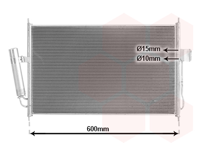 Condensator climatizare VAN WEZEL 36015701 ISUZU D-MAX II (TFR, TFS) 2,499 cmc (4JK-1E5-TC, 4JK1-E5S-L) diesel 163 VAN WEZEL 36015701