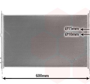 Condensator climatizare VAN WEZEL 36015701 ISUZU D-MAX II (TFR, TFS) 1,898 cmc (RZ4E-TC) diesel 163 VAN WEZEL 36015701