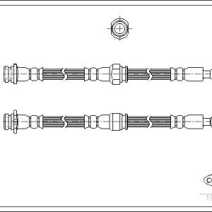 Furtun frana CORTECO 19032166 ISUZU TROOPER I (UBS) 2,238 cmc (C223) diesel 53 CORTECO 19032166