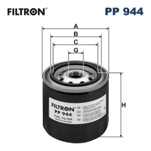 Filtru combustibil FILTRON PP 944 ISUZU N (5th Generation) 4,751 cmc diesel 146 FILTRON PP 944
