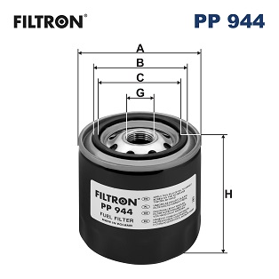 Filtru combustibil FILTRON PP 944 ISUZU N (5th Generation) 4,570 cmc diesel 130 FILTRON PP 944