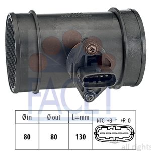 Senzor debit aer FACET 10.1445 ISUZU D-MAX I (TFR, TFS) 2,499 cmc (4JA1-TC) diesel 77 FACET 10.1445