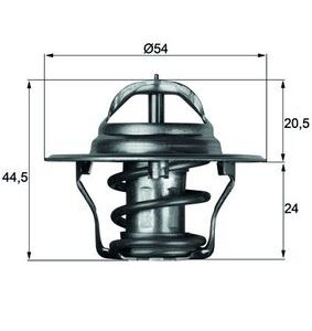 Termostat lichid racire MAHLE ORIGINAL TX 4 83D ISUZU IMPULSE 1,588 cmc (4XE1-XUT) benzina 163 MAHLE ORIGINAL TX 4 83D
