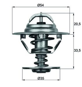 Termostat lichid racire MAHLE ORIGINAL TX 8 83D ISUZU MIDI caroserie (94000, 98000) 1,995 cmc (4FC1T) diesel 69 MAHLE ORIGINAL TX 8 83D