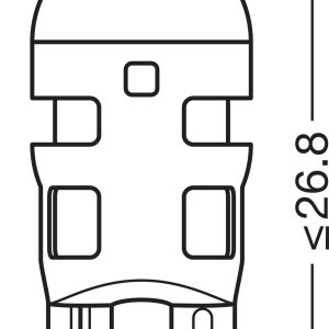 Bec lumini interioare OSRAM 2825DWP-2BL ISUZU D-MAX II (TFR, TFS) 2,499 cmc (4JK-1E5-TC, 4JK1-E5S-L) diesel 163 OSRAM 2825DWP-2BL