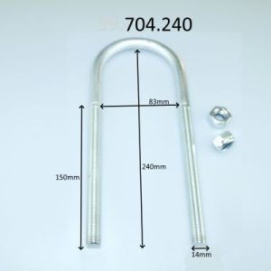 Brida arc CS GERMANY 99.704.240 ISUZU TROOPER I AUTOTURISM DE TEREN, DESCHIS 2,238 cmc (C223-T) diesel 72 CS GERMANY 99.704.240