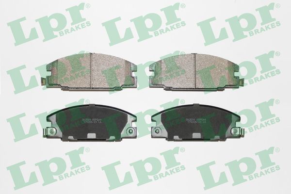 Set placute frana LPR 05P544 ISUZU CAMPO (KB) 2,499 cmc (4JA1) diesel 75 LPR 05P544
