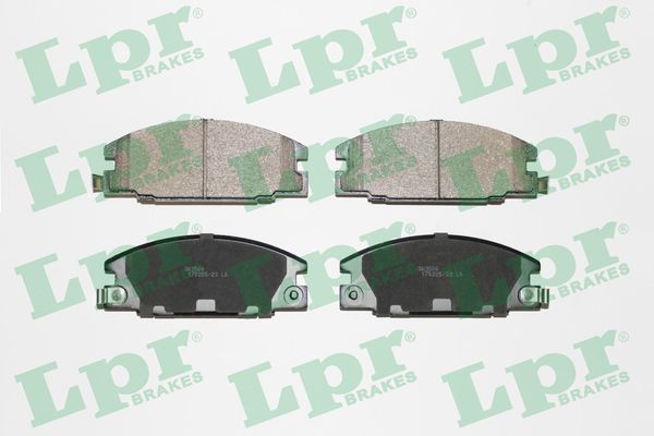 Set placute frana LPR 05P685 ISUZU KB 2,499 cmc (4JA1T) diesel 90 LPR 05P685