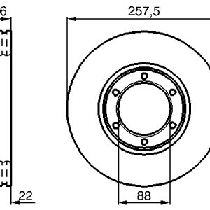 Disc frana BOSCH 0 986 478 596 ISUZU TROOPER I AUTOTURISM DE TEREN, DESCHIS 2,559 cmc (4ZE1) benzina 116 BOSCH 0 986 478 596